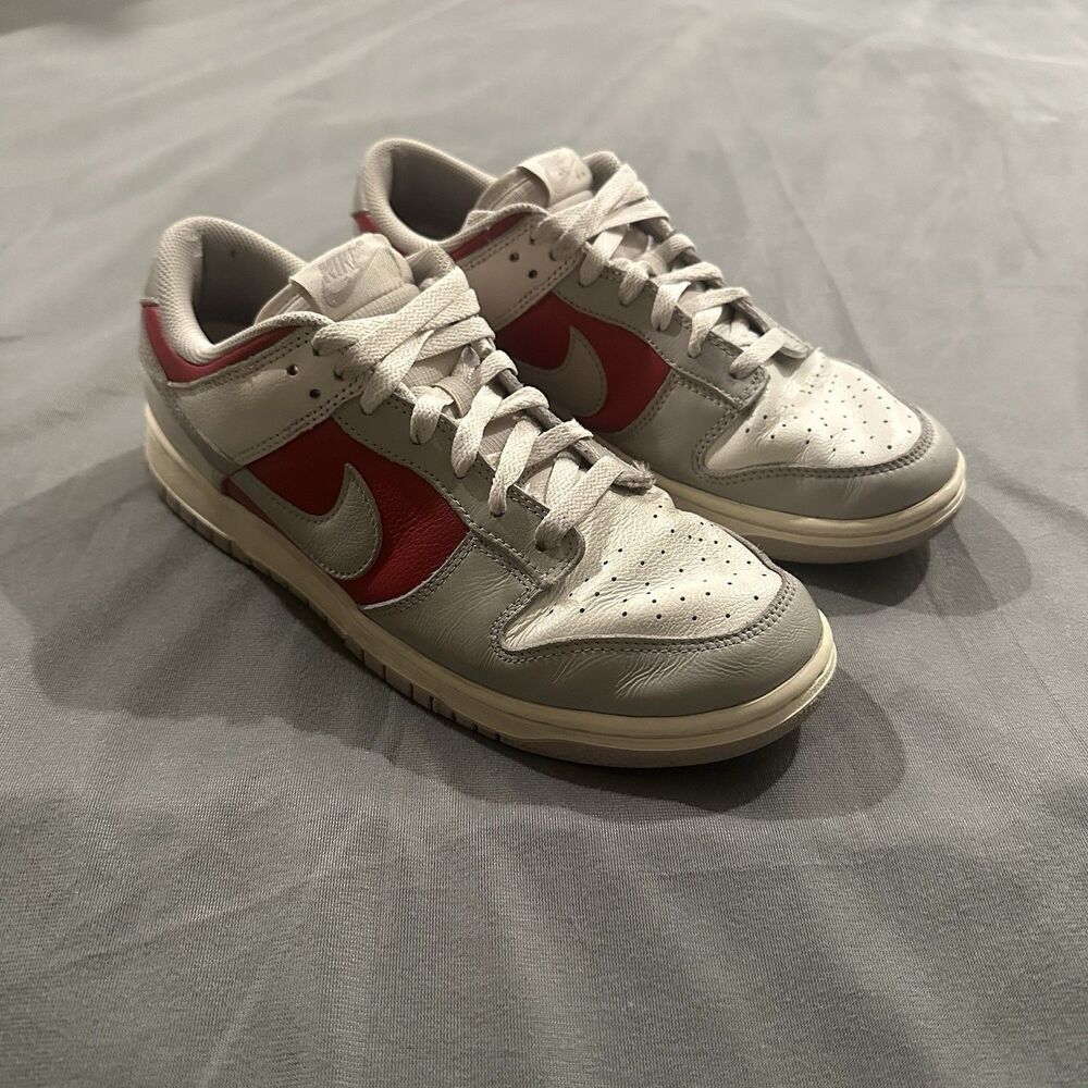 Nike Dunk Low Ivory Ultraman Phantom Sneakers Gym Red Men's 10 HJ9094-030